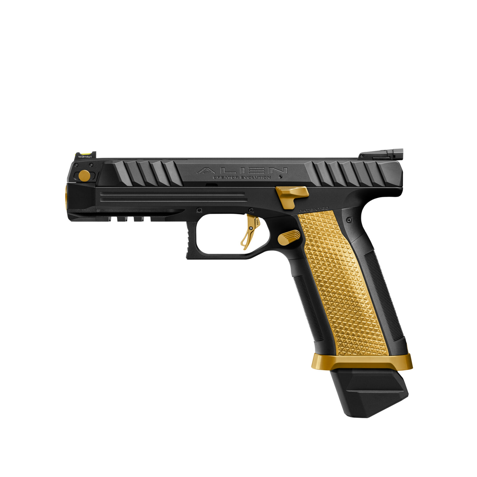 Stacked from 3 images. Method=C (S=1) Alien Creator Täiskomplekt / Must/Kuld